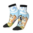 thumbnail image 2 of Saiise Bluey Funny Socks Men Women Adults Novelty Graphic Crew Tube Socks Crazy Design Casual Dress Socks for Sports,Running,Travel, 2 of 7