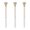 White, variant on Christian Brands F2759 Gem Pen - WhitePack of 6