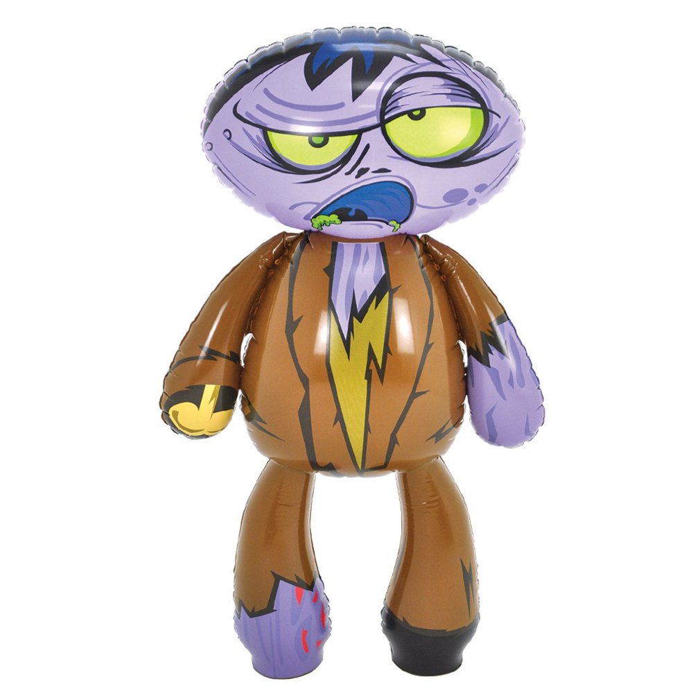 64" Green And Purple Inflatable Zombie Prop Toy Decoration, Brand new