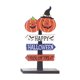 thumbnail image 1 of Decoraciones de madera para Halloween: calabaza y adornos tallados con intrincados diseños para la repisa de la chimenea y la decoración del hogar. Únicos y de temporada., 1 of 5