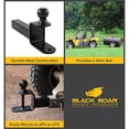thumbnail image 2 of Black Boar UTV/ATV Multi-Hitch with 1-7/8" Ball & 2" Shank with 9" Length, Black, 2 of 6