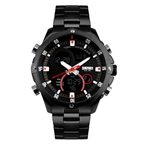 skmei dual time el luminous