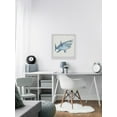 thumbnail image 3 of Marmont Hill Big Blue Shark Framed Wall Art, 3 of 6