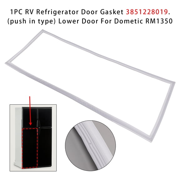 1PC RV Refrigerator Door Gasket 3851228019 Lower Door For Dometic RM1350