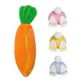 thumbnail image 1 of Conejitos de zanahorias de Pascua Toy Juguete de juguete Decrito de la escena de la escena del diseño de la muñeca del animal Decoración del hogar, 1 of 8