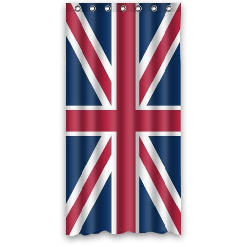 A pair of material union jack flags 