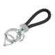 thumbnail image 1 of Coche Llavero Cadena Trenzado Llaveros Soporte para Hombre Mujer Conjunto Negro, 1 of 1