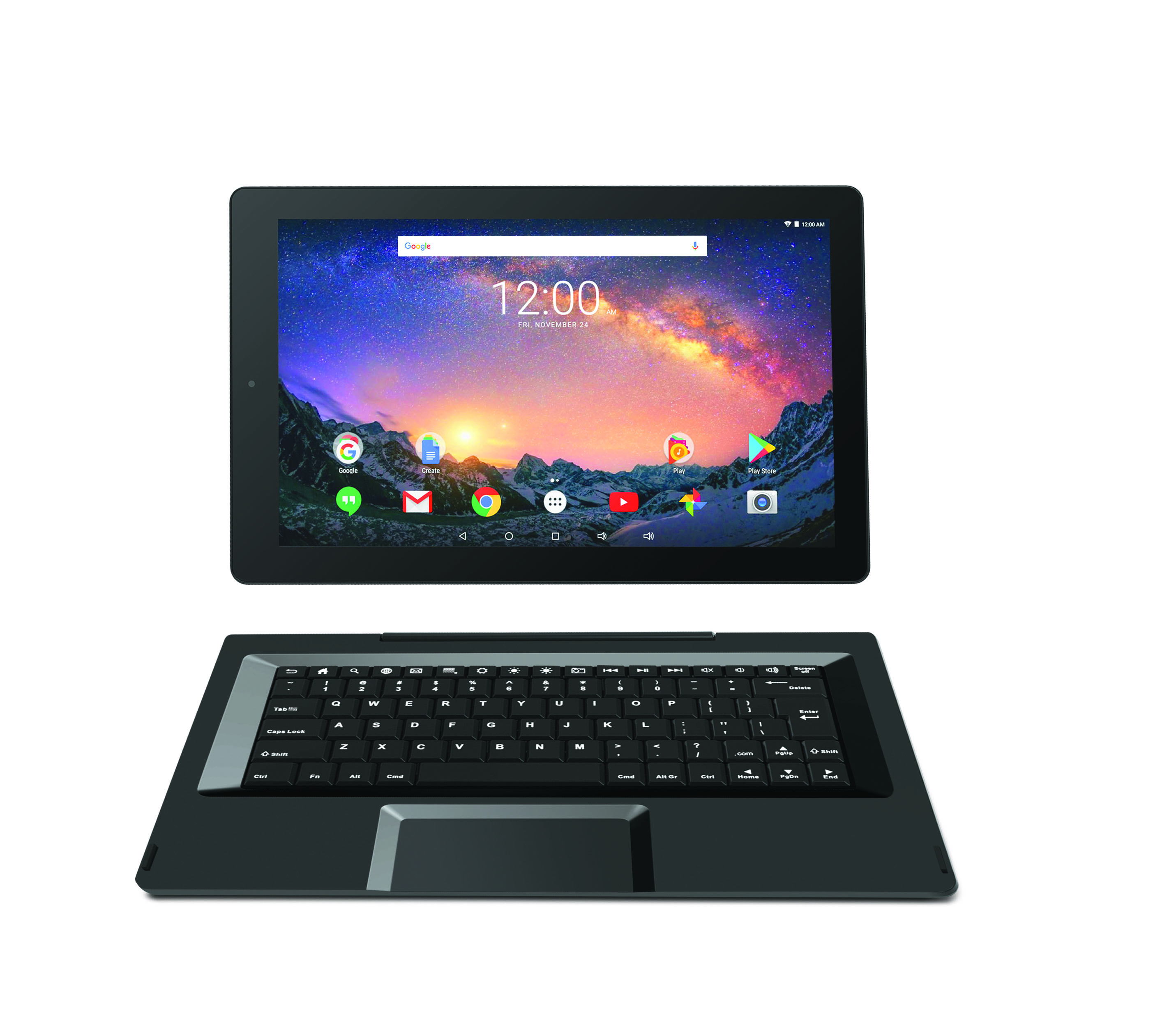 RCA Galileo Pro 11.5" 32GB 2-in-1 Tablet with Keyboard Case Android OS, Charcoal (Google Classroom Ready) - image 2 of 5