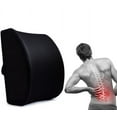 thumbnail image 5 of Ergonomic Lumbar Support Pillow - Elevates Lower Back Comfort - Pure Memory Foam - Use in Car or Office Chair - Fits Most Seats - Breathable Mesh - Washable Cover, 5 of 8
