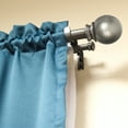 thumbnail image 4 of Lumino 1" and 5/8" Pewter Classic Ball Adjustable Double Curtain Rod Set, 42"-120", 4 of 5