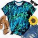thumbnail image 2 of Tops Para Mujer Blusa Casual Elegante Camiseta de Manga Corta Con Cuello Redondo Y Estampado Causal de Moda Odeerbi  ODB161167, 2 of 4