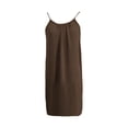thumbnail image 5 of QUNYINEY Summer Sun Dresses Women Sleeveless Midi Solid Vacation House Dresses Beach Crew Neck Casual Backless Loose Fit Dresses, 5 of 7