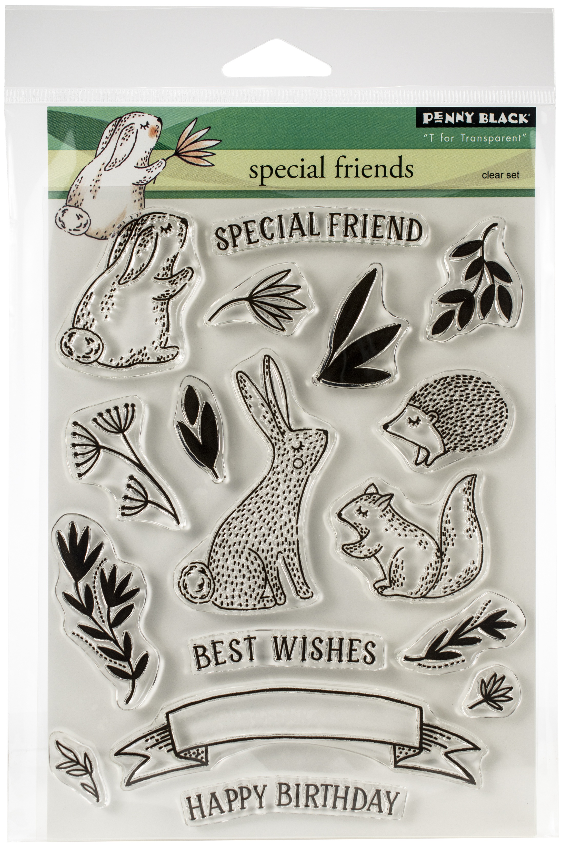Penny Black Clear StampsSpecial Friends 5"X6.5"