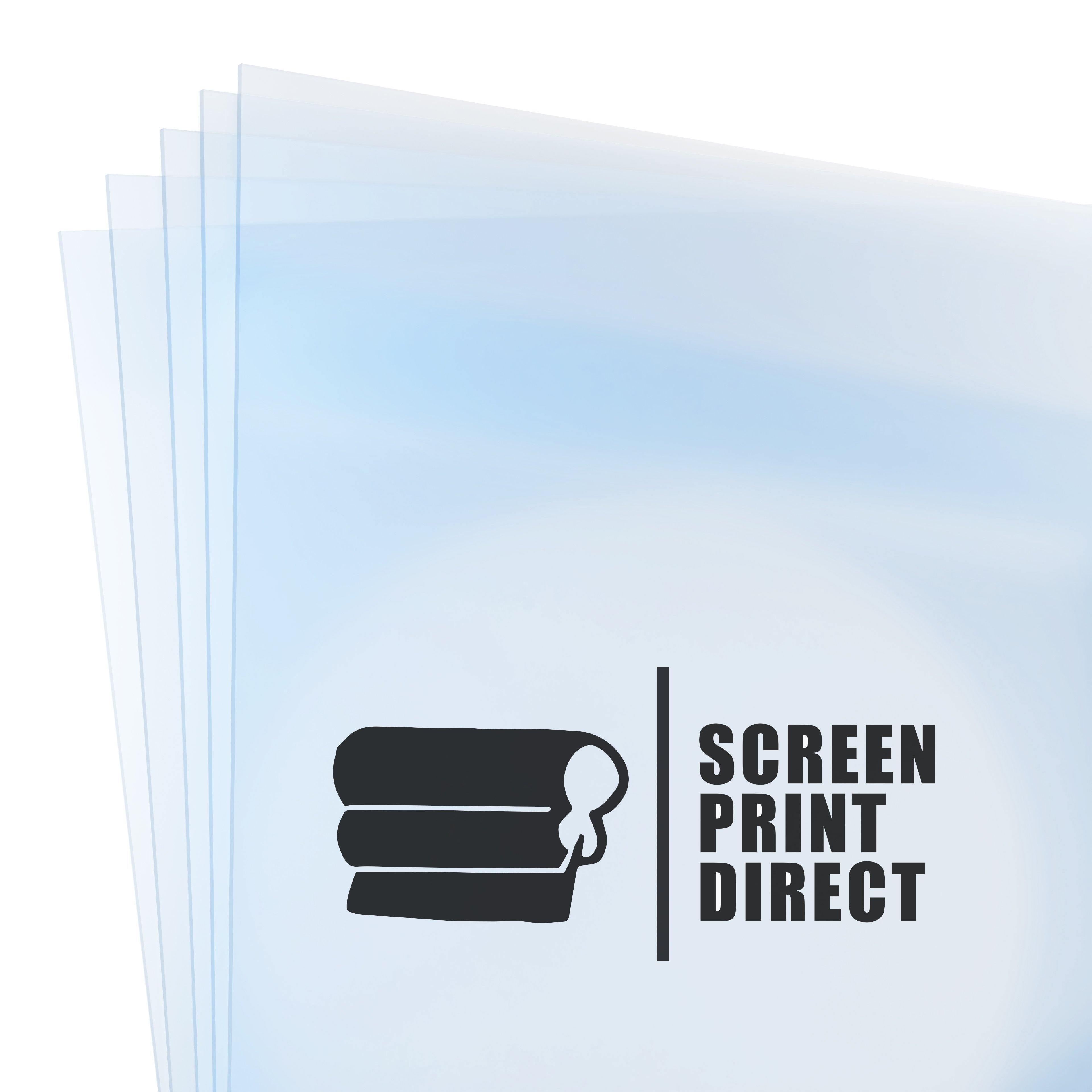 5 MIL Waterproof Inkjet Transparency Film Screen Printing 17" x 100" 2 Rolls 