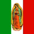 thumbnail image 3 of CafePress - Virgen De Guadalupe Mexican Flag Dark T Shirt - 100% Cotton T-Shirt, 3 of 4