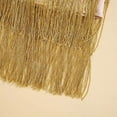 thumbnail image 5 of GJSYRH Kids Girls Sequin Fringe Dress Sparkling Tassel Sleeveless Dress Little Girls Dance Wear Party Latin Dance Dress Gold 5-6 Years, 5 of 8