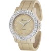 Brinley Co. Women's Rhinestone-Accented Roman Numeral Cuff Watch