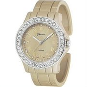 Brinley Co. Women's Rhinestone-Accented Roman Numeral Cuff Watch