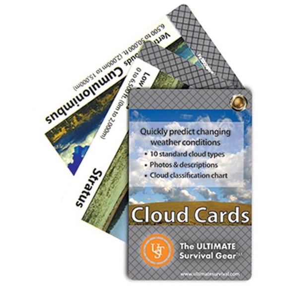 Ultimate Survival Technologies Learn And Live Cards - Clouds