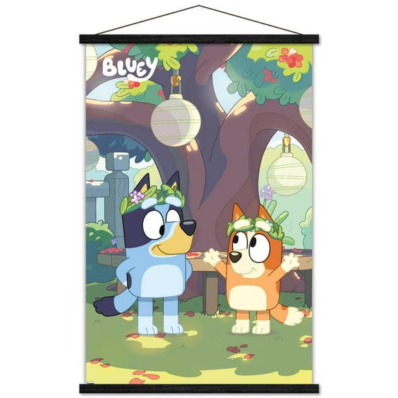 Bluey - Duo Wall Poster with Magnetic Frame, 22.375" x 34"