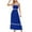 Blue, variant on Quinlirra Womens Summer dresses Women's Summer Casual Loose Sleevless Crew Neck Dress