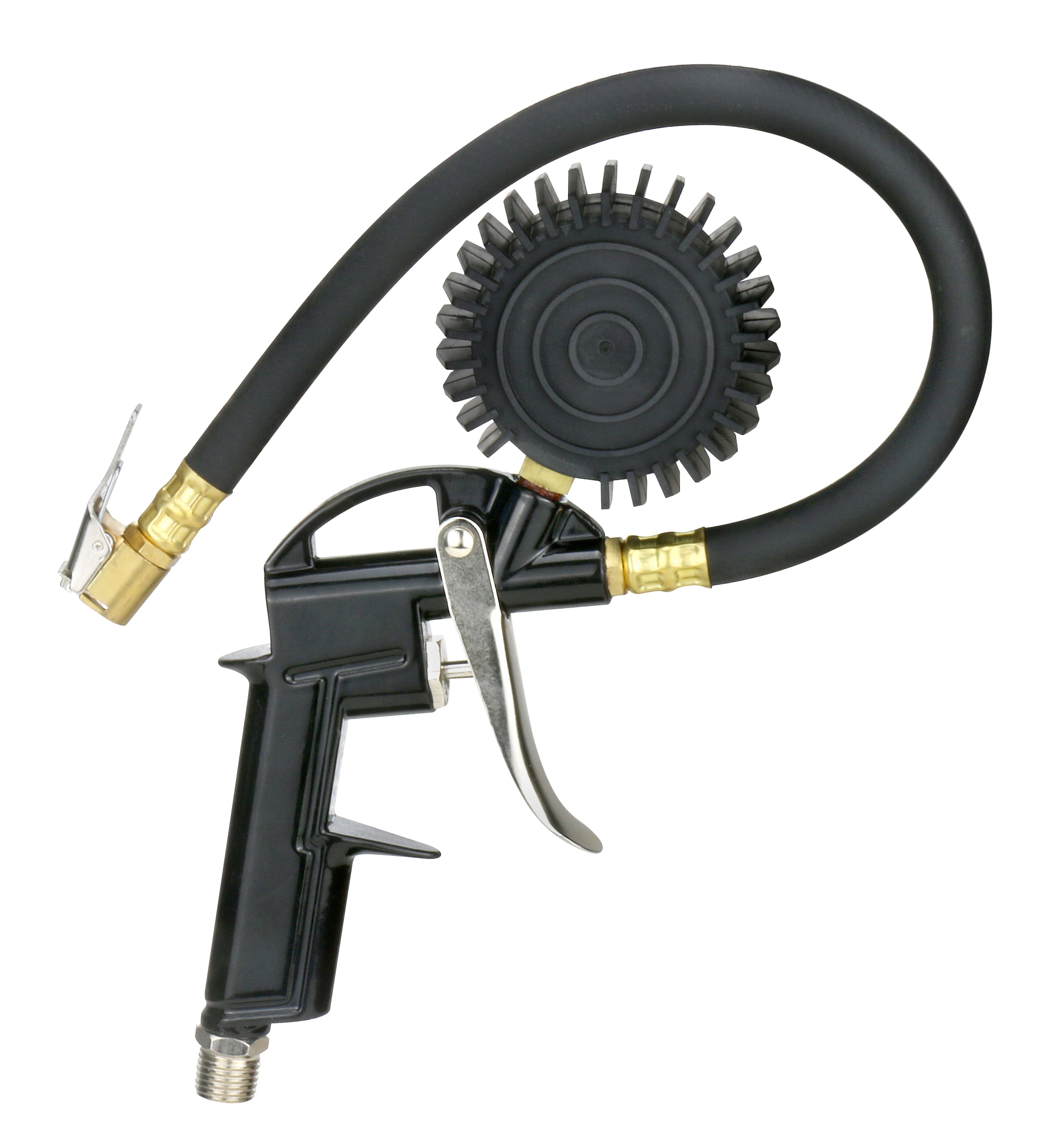 Hyper Tough ST8T068 Analog Tire Inflator Gauge, All-in-One Inflator, 150 Psi