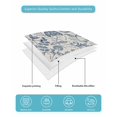 thumbnail image 5 of Quilts Twin Size Bedding Set, Vintage Spring Floral Lightweight Quilted Comforter, Farmhouse Summer Botanical Retro Soft Reversible Bedspread Coverlet with Pillow Covers for All Season, 68" x 86", 5 of 7
