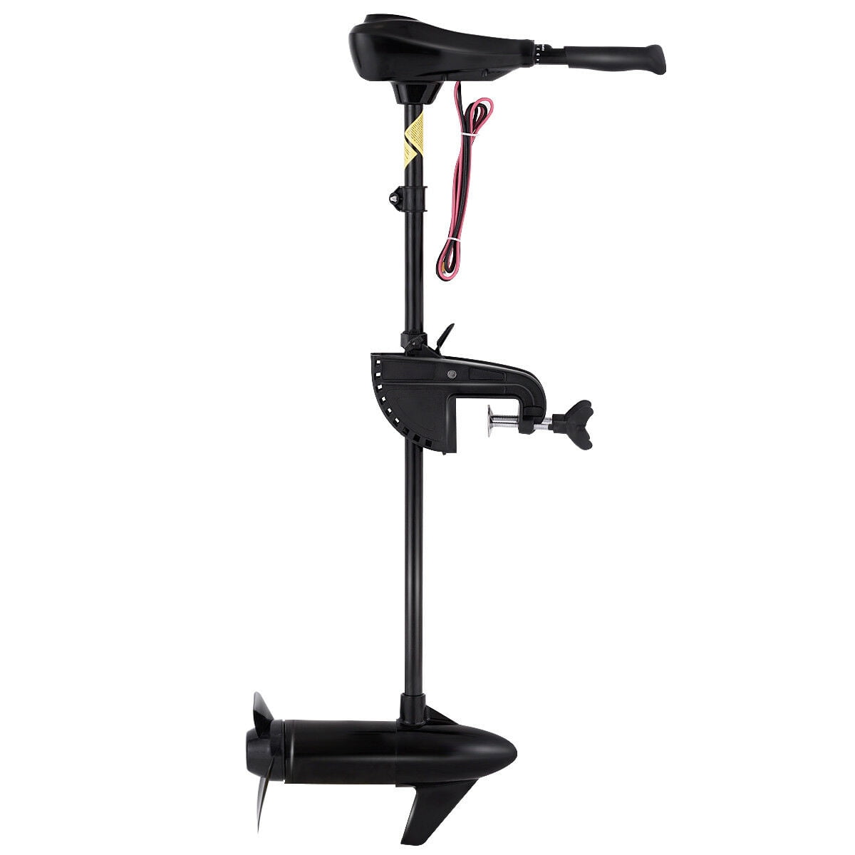 Costway New 55lbs Freshwater Transom Mounted Trolling Motor 36" Shaft