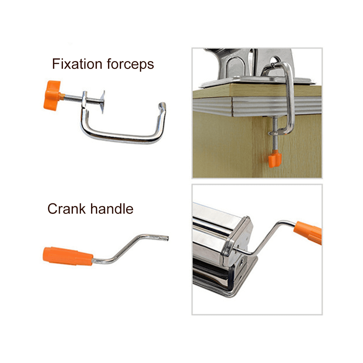 Soft Clay Clay Machine Handmade DIY Making Soft Clay Tools Desktop Clay Extruder with Handle Clay Roller Machine for DIY