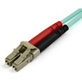 thumbnail image 2 of StarTech.com 10m OM4 LC to LC Multimode Duplex Fiber Optic Patch Cable- Aqua, 50/125, Fiber Optic Cable, 40/100Gb, LSZH (450FBLCLC10), 2 of 4