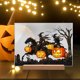 thumbnail image 1 of Decoración festiva de fantasma de calabaza de acrílico estéreo Fiudx para Halloween, 1 of 6