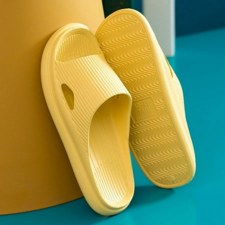

CoCopeanut Fashion Home Slippers For Men Slip On Flats Hotel Indoor Floor Flat Shoes Female Slides Summer Non-Slip Family Bathroom Sandals