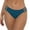 Dark Green, variant on HOWPAY Bikini Bottoms Women Tummy Control Basic Swim Briefs Moderate Coverage High Cut Mid Waisted Solid Color Beach Pool Swimsuit Bottoms Black L