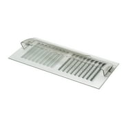 Frost King HD7 Heat and Air Deflector, Unbreakable, Clear Plastic with Magnetic hold for Central Forced Air Systems, Adjustable 10 to 14