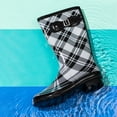 thumbnail image 3 of Norty Women's Hurricane Rain Boots – Waterproof Mid-Calf Length 11 inch Rubber Winter Spring and Garden Boots - runs a 1/2 size large, 3 of 4