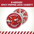 thumbnail image 3 of The Laughing Cow Creamy Spicy Pepper Jack Variety Spreadable Cheese Wedges, 5.4 oz Box, 3 of 8