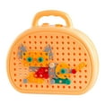 thumbnail image 2 of Children's Manual Disassembly Toolbox Nut DIY Three-dimensional Platter Screw Screw Assembled Building Block Toys Early Education, 2 of 6
