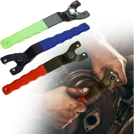 

Yoluxingy 3PCS Angle Grinder Wrench Thickened Disassembly Tool Adjustable Lock-nut Grinder Wrench Adjustable Grinder Wrench Locknut Wrench Grinder Tool Angle Grinder Socket Wrench Pin Wrench A2478