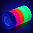 thumbnail image 3 of 6Rolls UV Reactive Tape Blacklight Fluorescent Tape Glow in The Dark Neon Gaffer, 3 of 5