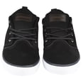 thumbnail image 3 of Quiksilver Mens Griffin Suede Mid-Top Shoess - Black/White, 3 of 5