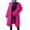 W01-Hot Pink, variant on Coat Women Plus Size Shaggy Fluffy Fuzzy Open Front Cardigan Trench Coats Loose Fit Warm Long Winter Coats Red XXXXL