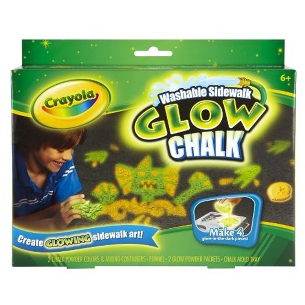 Crayola Glow Chalk Monster Madness Model 1155323, Toys & Games for