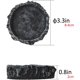 thumbnail image 4 of Cuencos de comida para reptiles, paquete de 2, cuencos de comida y agua para reptiles con pinzas que imitan rocas naturales, gusanos de pan para leopardo Gecko, lagarto, araña, escorpión, camaleón JAMW Sencillez, 4 of 5