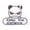 L-2, variant on Safety Reflective Bike Sticker With Panda Pattern Easy Peeling Adhesive For Night Cycling And Commute