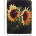 thumbnail image 2 of Metal Tin Sign Sunflower Vintage Tin Poster Metal Sign Wall Decoration Country Kitchen Home Garage Decor 12"x8", 2 of 5