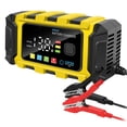 thumbnail image 3 of Battery , 12V Intelligent Automatic Battery with Large Digital Display Screen, Battery Maintainer for Cars Trucks Motorcycles SUVs Boats Acid Batteries (Yellow, Plug), 3 of 6
