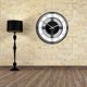 thumbnail image 3 of Reloj de pared redondo de acrílico con forma de disco musical, elegante, para colgar en el dormitorio, sin pilas (negro), 3 of 5