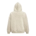 thumbnail image 4 of Leopard Print Pet Pouch Hoodie for Women Long Sleeve Oversized Hooded Sweatshirt for Small Pets Dog Cat Carrier Hoodie, 4 of 9