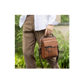 thumbnail image 4 of Bolsos Para Hombre Bandolera Piel Sintética 3pzs Marrón claro, 4 of 4