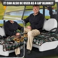 thumbnail image 5 of Whosucclay Anti-Scratch Golf Cart Seat Cover for Camping Beach, Durable Keeps Seat Cool and Clean Golf Cart Seat Towel Blanket, Highland Cow Sunflowers, 5 of 7